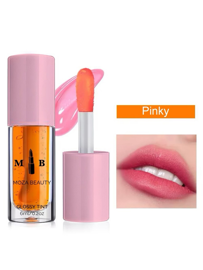 MOZA BEAUTY Vegan Glossy Lip Tint (Pink) copy
