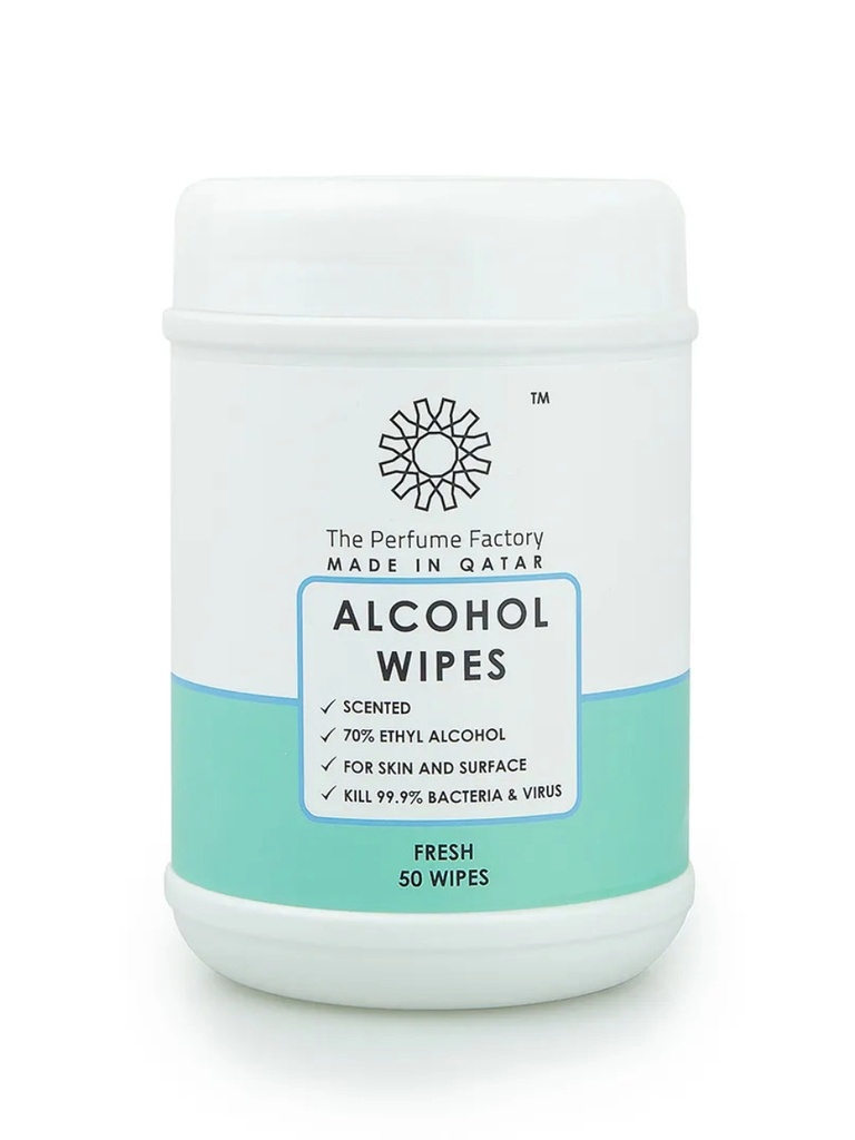 ALCOHOL WIPES - FRESH - 50 PCS