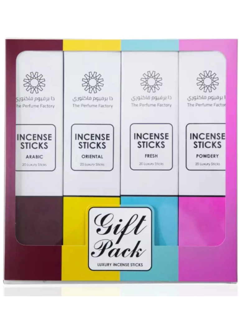 INCENSE STICKS - GIFT BOX - (20 x 4) 80 STICKS