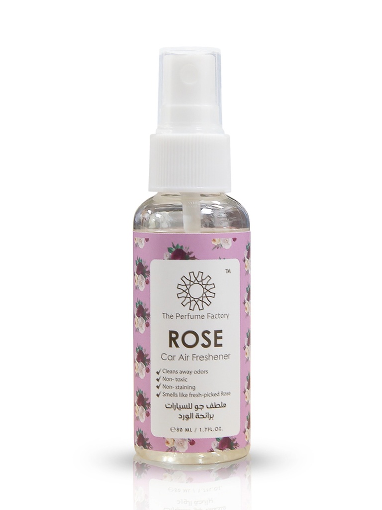 CAR AIR FRESHENER - ROSE - 50 ML