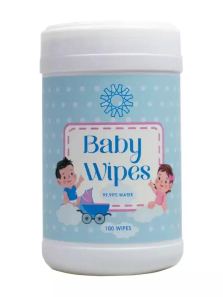Baby Wipes - SCENTLESS - 100 PCS