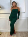 Green evening dress