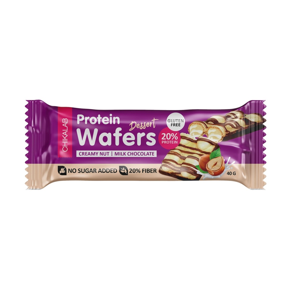 Chikalab Protein Wafer, Creamy Nut Dessert, 1 Bar