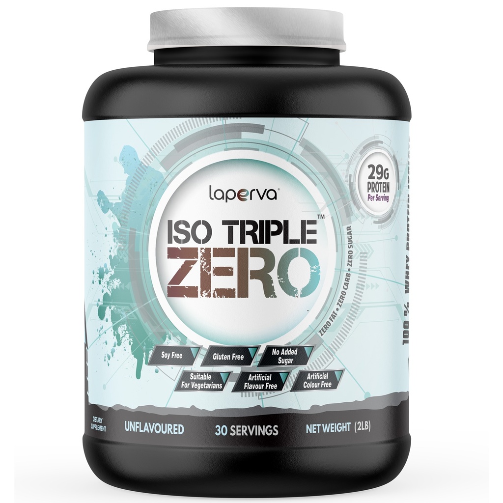 Laperva Iso Triple Zero Next Generation Whey Protein, Unflavored, 2 LB