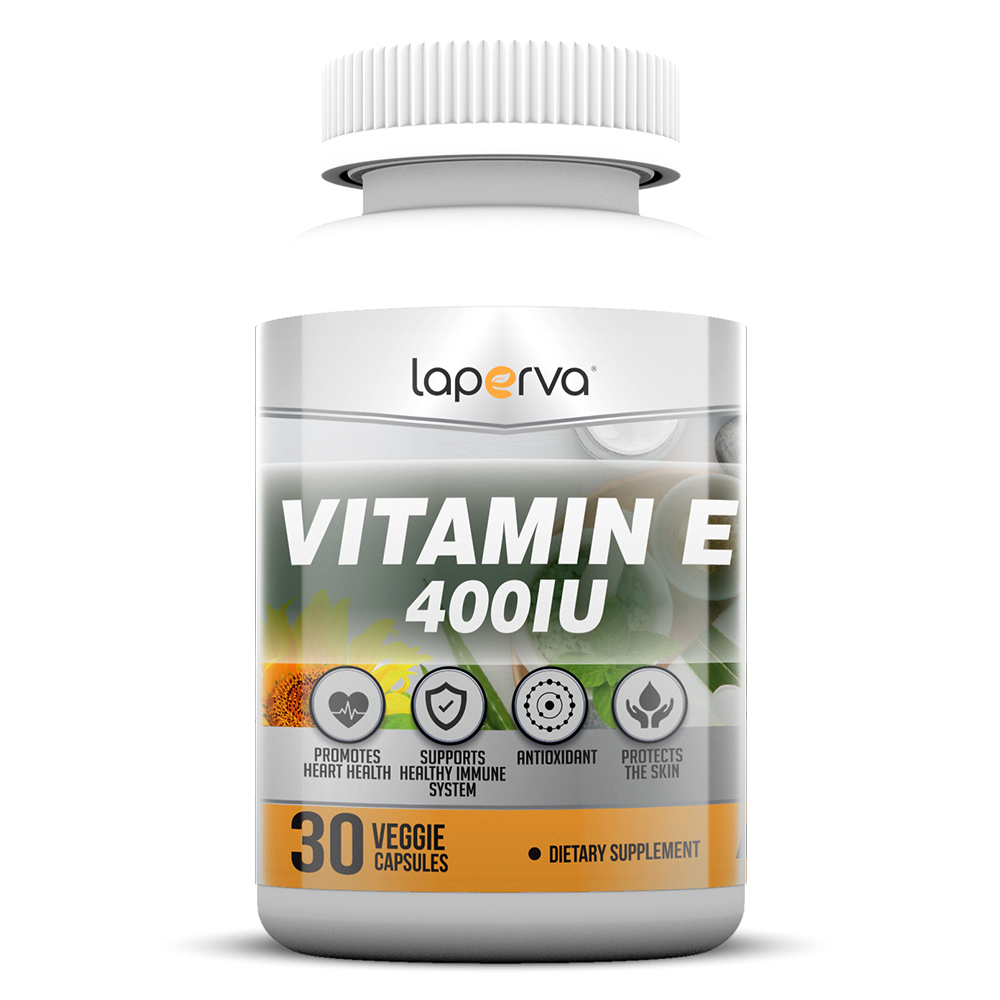Laperva Vitamin E, 30 Veggie Capsules, 400 IU