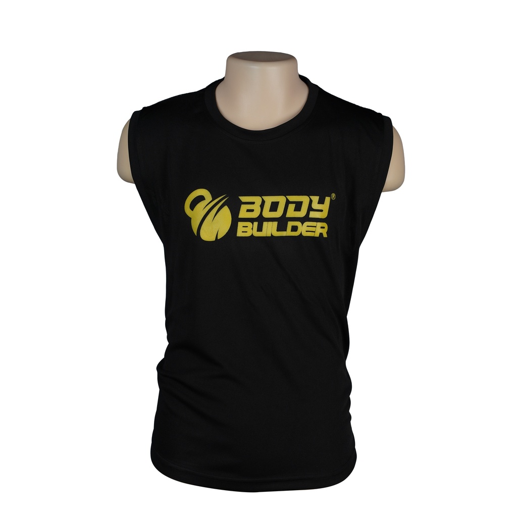 Body Builder Sleeveless T-Shirt, 2XL, Black