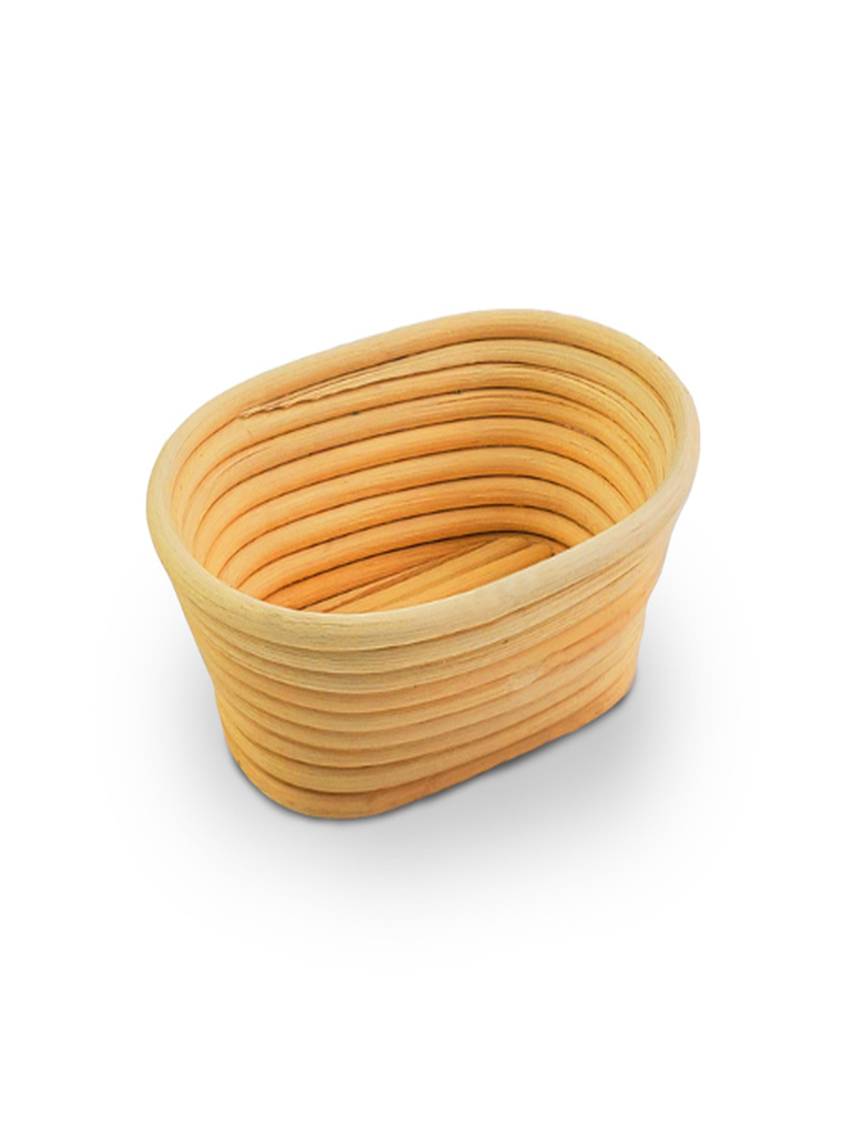 Bread Proofing Basket made of Rattan Oval Shape Small Size 17cm