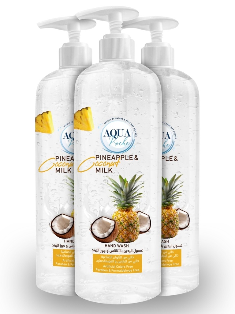 Offer 3 Hand Wash Bottle Coconut Milk & pineapple 500ml