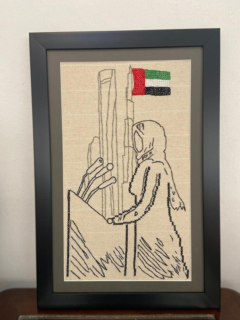 Embroidery Artwork "Voice of the Emirati Woman"