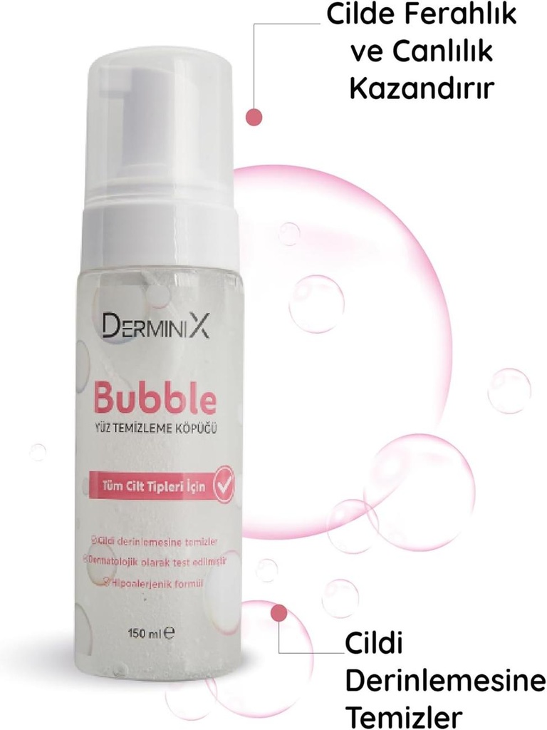 Derminix bubble facial cleansing foam 150 ml