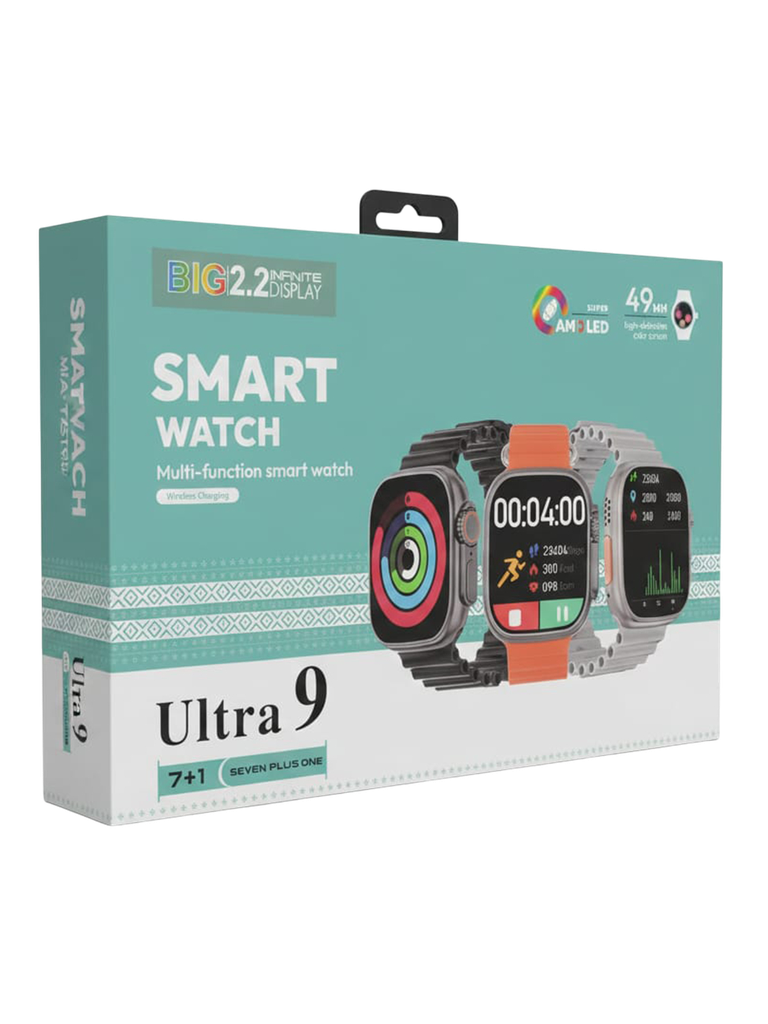 Ultra 9 Smart Watch – 2.2" Display