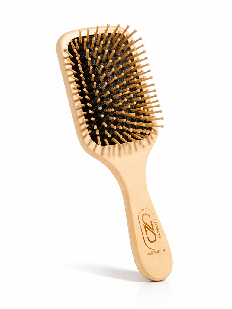 Wooden Paddle Hairbrush