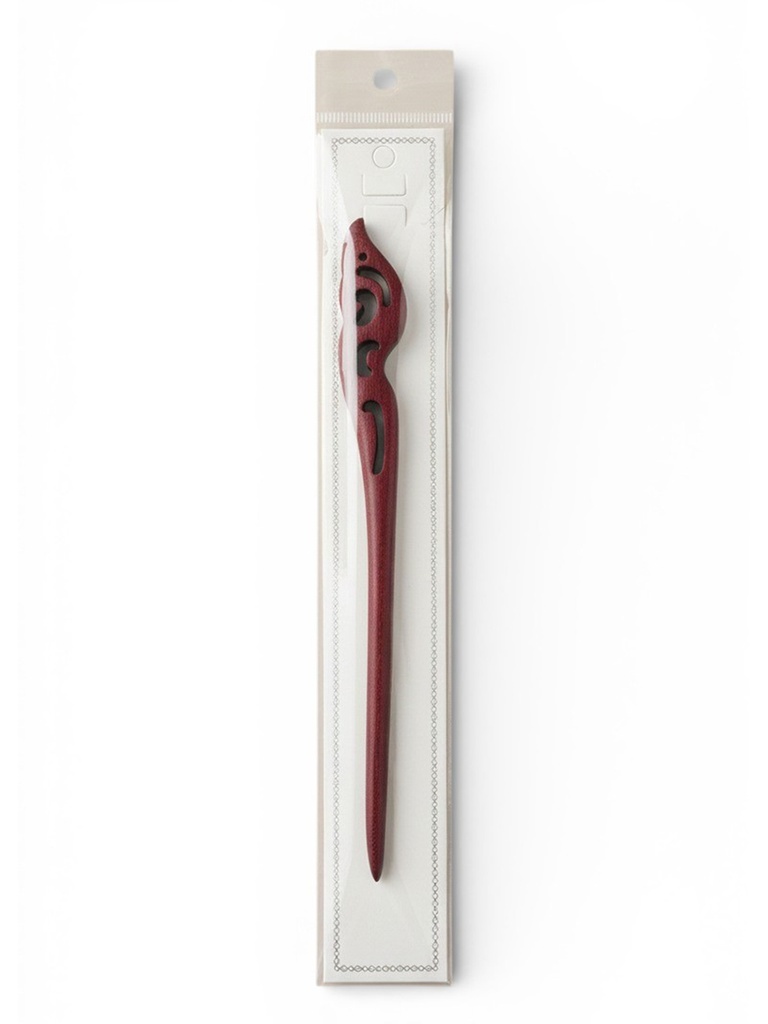 Ornate Carved Wooden Hair Stick