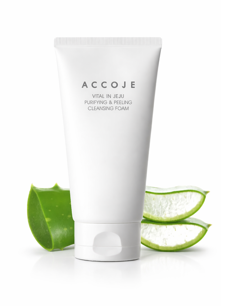 ACCOJE - Vital In Jeju Purifying & Peeling  Cleansing Foam