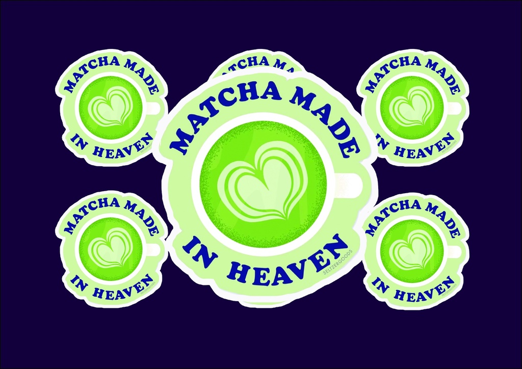 Matcha Sticker