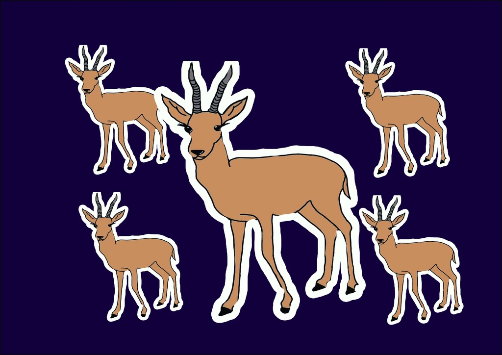 Deer Sticker