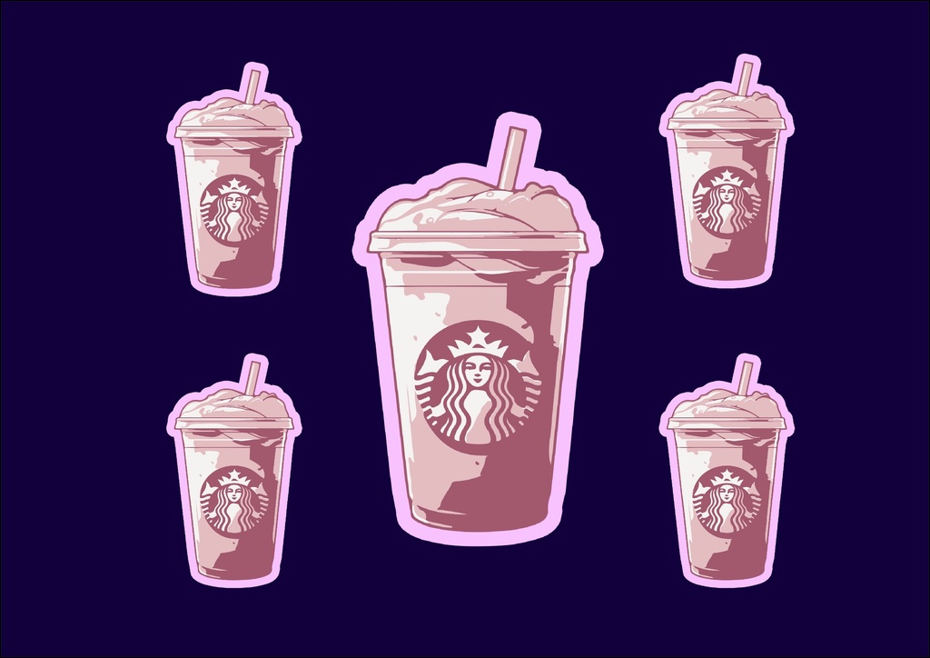 Starbucks Pink Drink Sticker