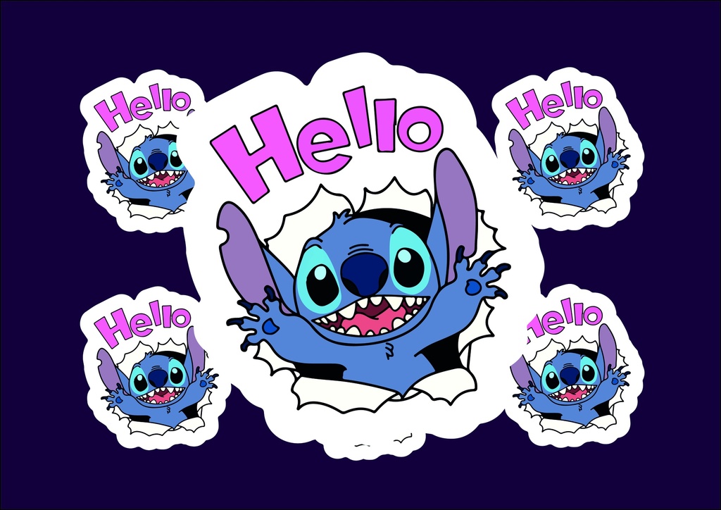 Stitch Sticker