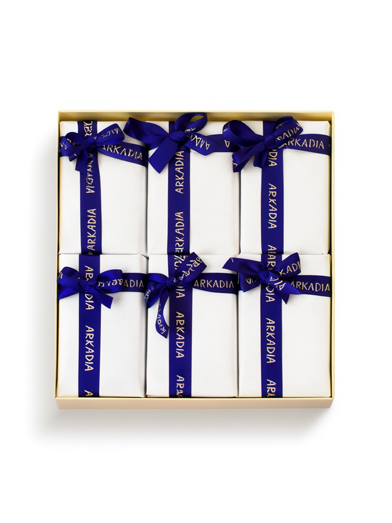 صابون الغار الطبيعي – مزيج زيت الزيتون وزيت الغار (6 قطع)