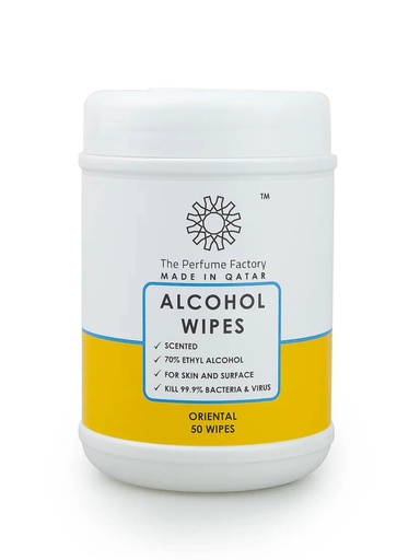 ALCOHOL WIPES - ORIENTAL - 50 PCS