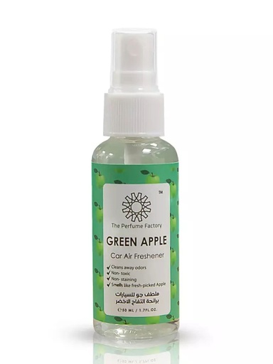 CAR AIR FRESHENER - GREEN APPLE - 50 ML