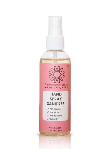 HAND SPRAY SANITIZER - MUSK & AMBER - 100 ML