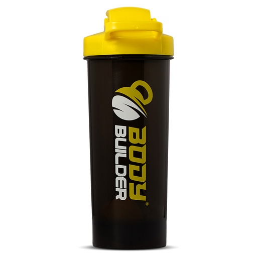 Body Builder Shaker, Black & Yellow, 700 Ml