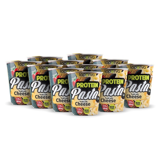 Laperva Protein Pasta Fusilli With Cheese, Box of 12 Pieces