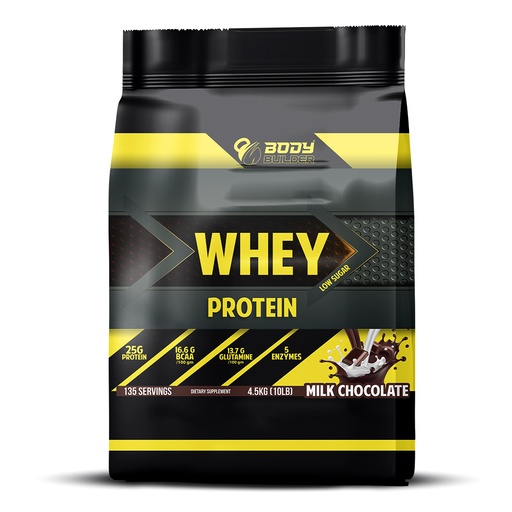 Body Builder Whey Protein, Milk Chocolate, 10 LB