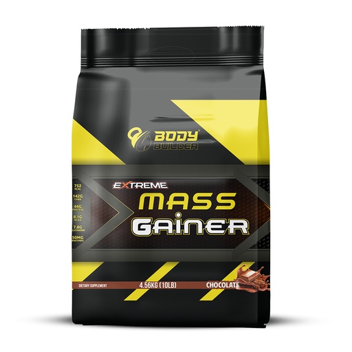 Body Builder Extreme Mass Gainer, Chocolate, 10 LB
