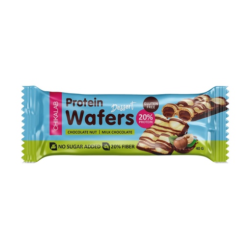 Chikalab Protein Wafer, Chocolate Dessert, 1 Bar