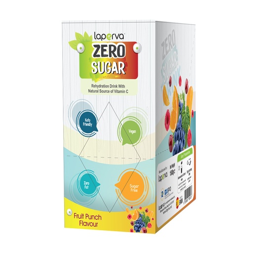 Laperva Zero Sugar Drink, Fruit Punch, 15 Sachets
