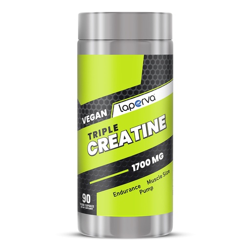 Laperva Vegan Triple Creatine, 90 Veggie Capsules, 1700 mg