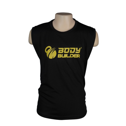 Body Builder Sleeveless T-Shirt, 2XL, Black