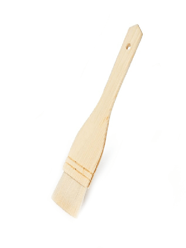 فرشاة للمعجنات من الخشب وسط