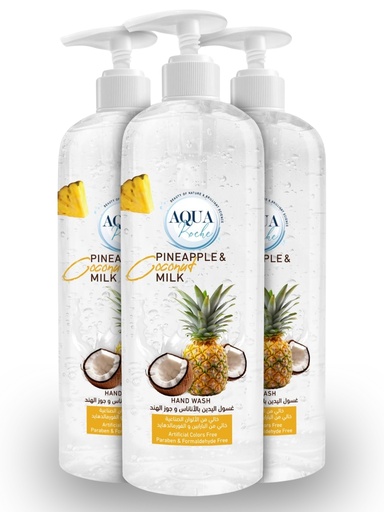 Offer 3 Hand Wash Bottle Coconut Milk & pineapple 500ml