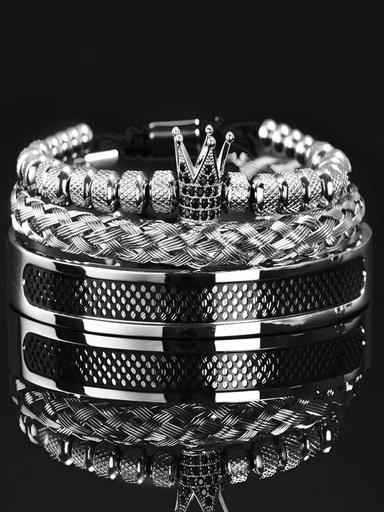 Silver Sovereign Bracelet Ensemble - 1013