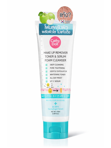 Cathy Doll - Make Up Remover Toner & Serum Foam Cleanser