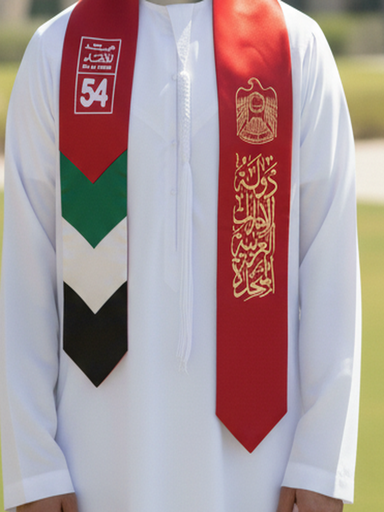 سكارف اليوم الوطني الإماراتي