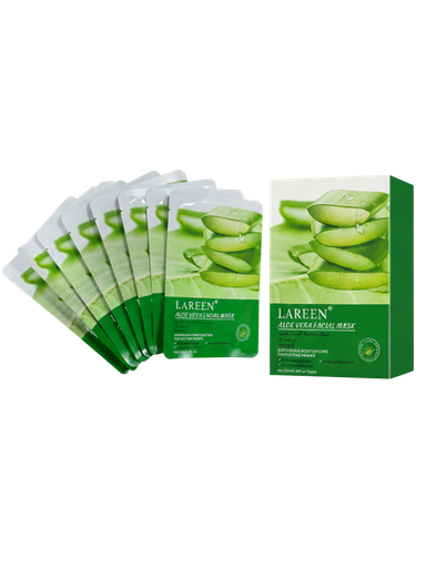قناع الوجه بالألوفيرا – 25 مل × 10 قطع